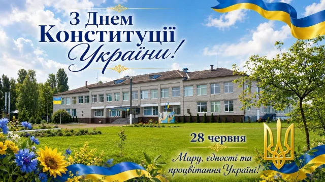 Листівка до Дня Конституції України